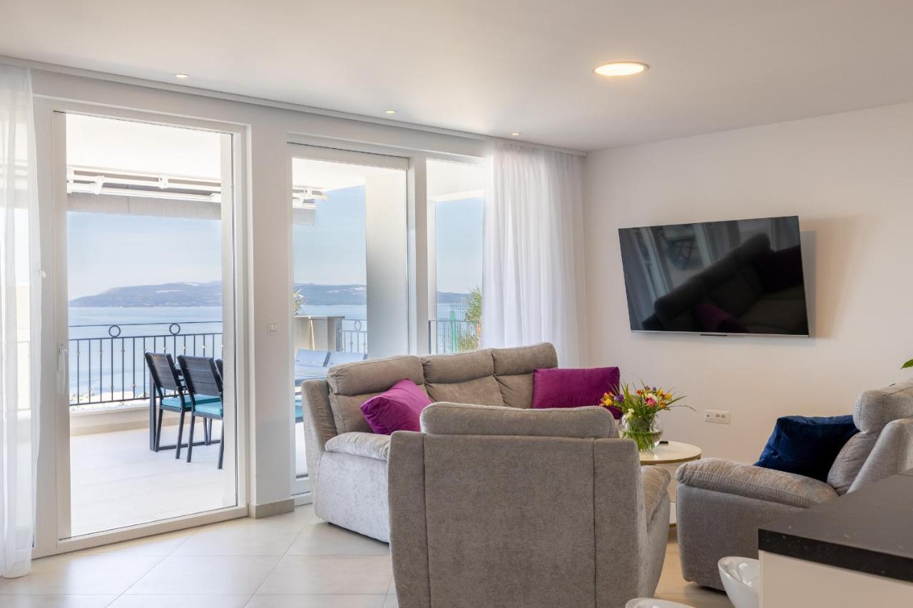 Villa Smaragd - Lapis - Luxury Apartment With Shared Pool Makarska Exteriör bild